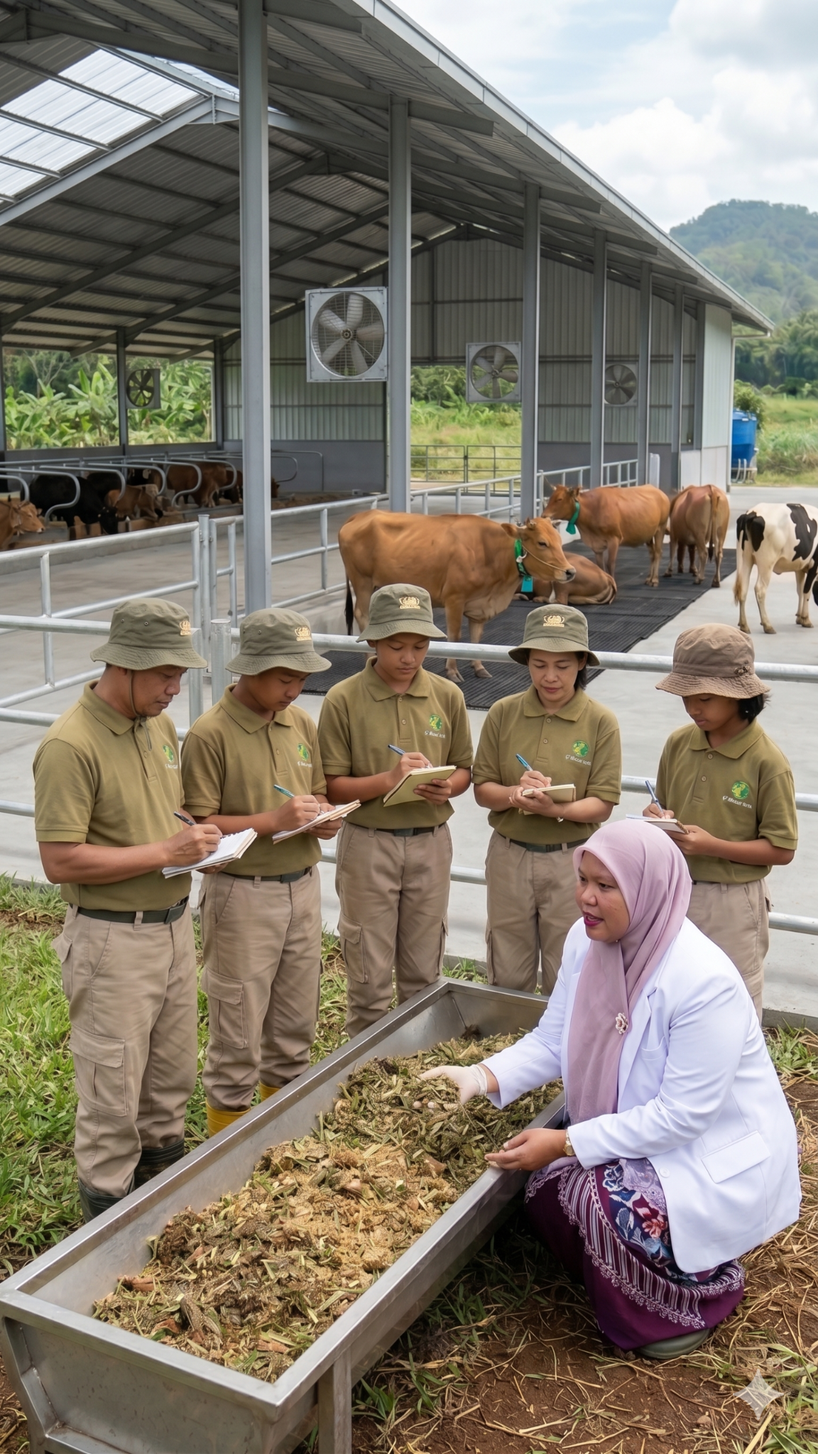 Pelatihan peternakan sapi modern