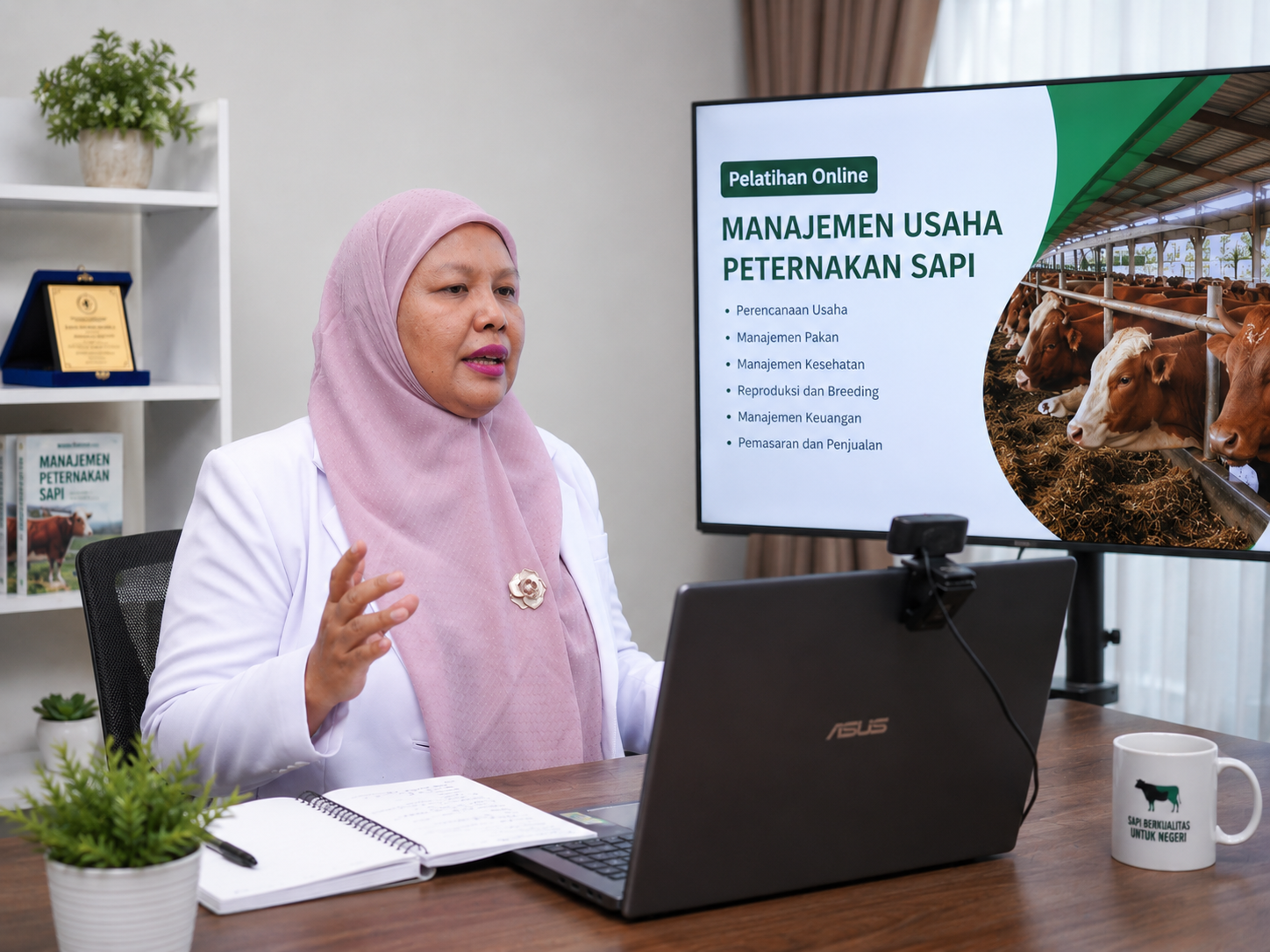 Pelatihan Online Manajemen Usaha Peternakan Sapi