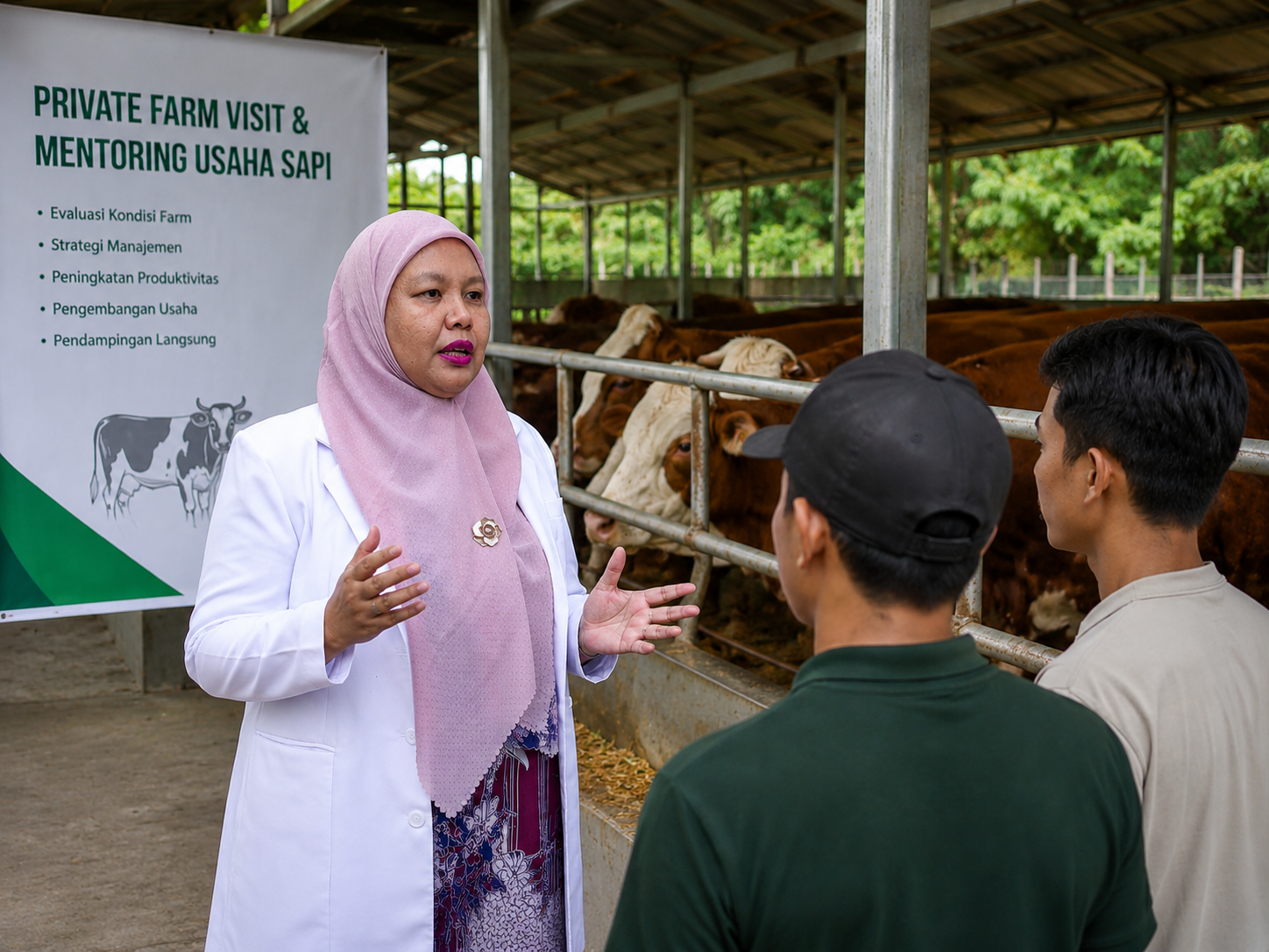 Private Farm Visit & Mentoring Usaha Sapi